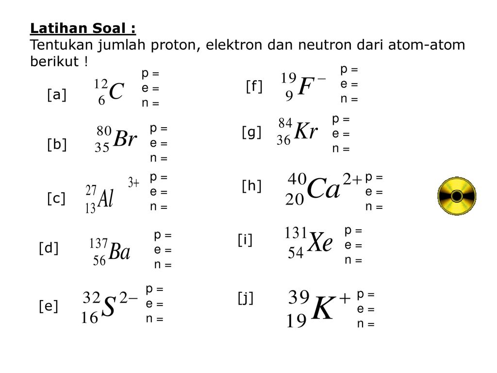 Notasi Penulisan Partikel Sub Atom Ppt Download