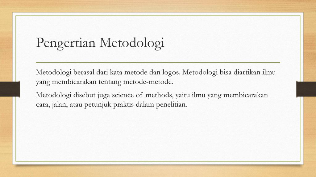 Prinsip Prinsip Metodologi Ppt Download