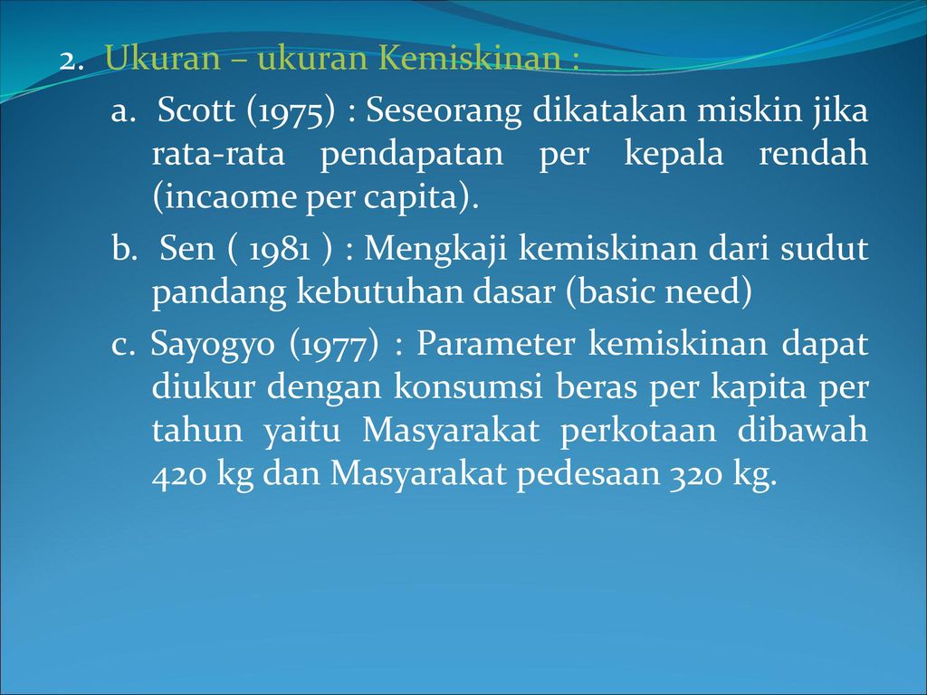 KEMISKINAN DAN KESENJANGAN PENDAPATAN DI INDONESIA - Ppt Download