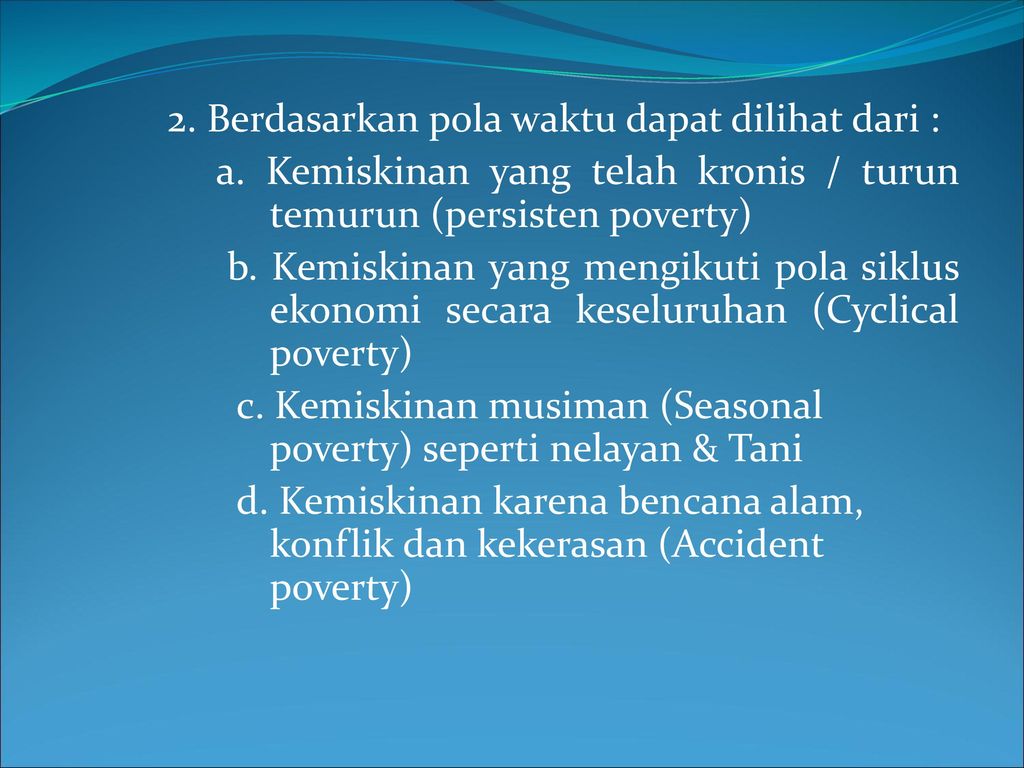 KEMISKINAN DAN KESENJANGAN PENDAPATAN DI INDONESIA - Ppt Download