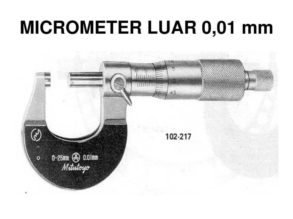 MICROMETER LUAR 0,01 mm