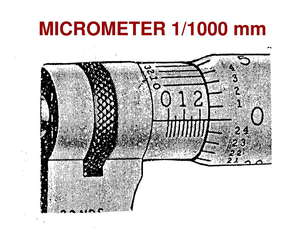 MICROMETER 1/1000 mm