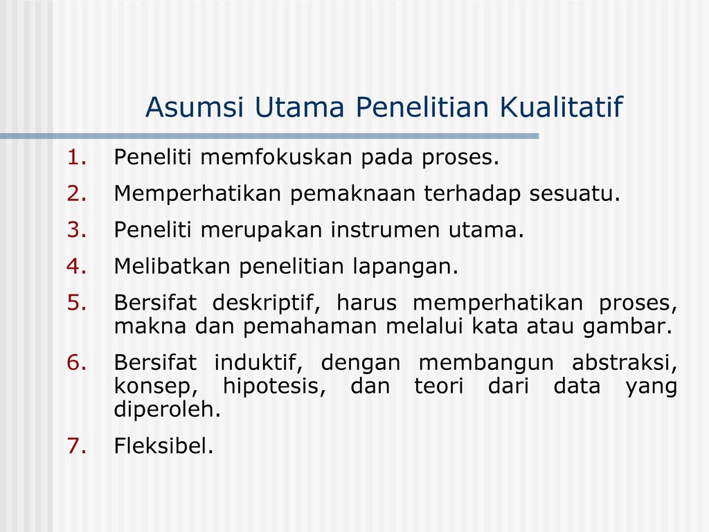 Rancangan Penelitian Kualitatif Ppt Download