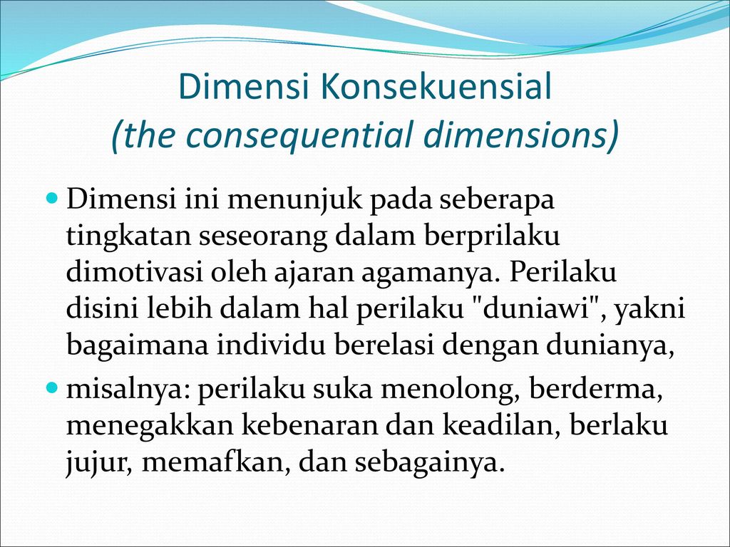 Dimensi Dimensi Religiusitas Pertemuan Ke 3 07 08 April Ppt Download