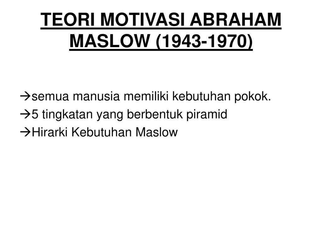 Motivasi Dan Kepemimpinan - Ppt Download