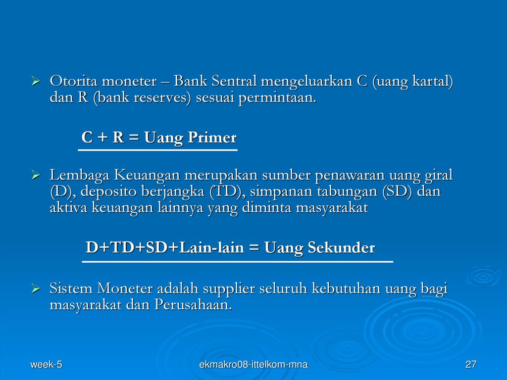 Uang Dan Lembaga Keuangan Ppt Download