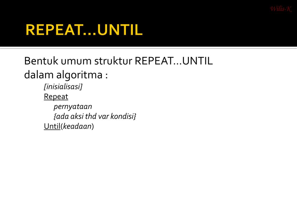 STATEMENT PENGULANGAN - Ppt Download