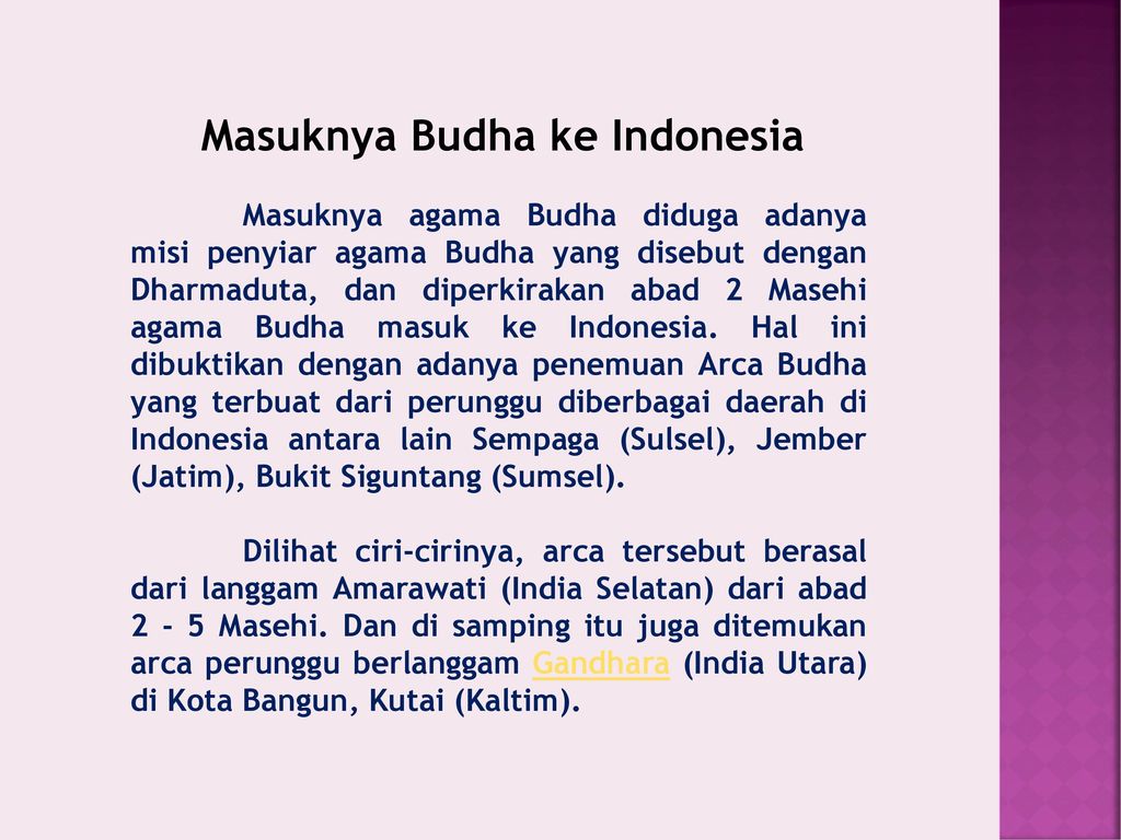 Agama hindu dan budha masuk ke indonesia pada abad ke