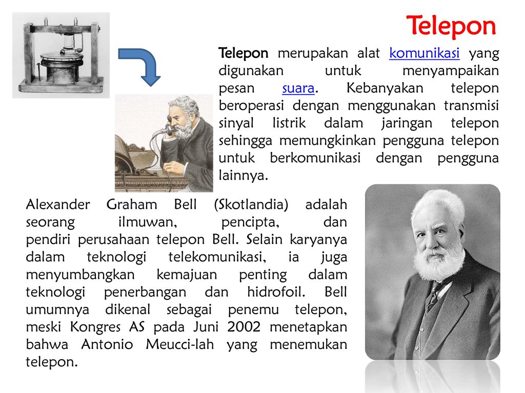 Alexander graham bell dikenal sebagai penemu