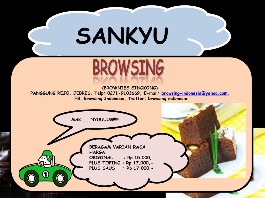 Browsing Brownies Singkong Ppt Download