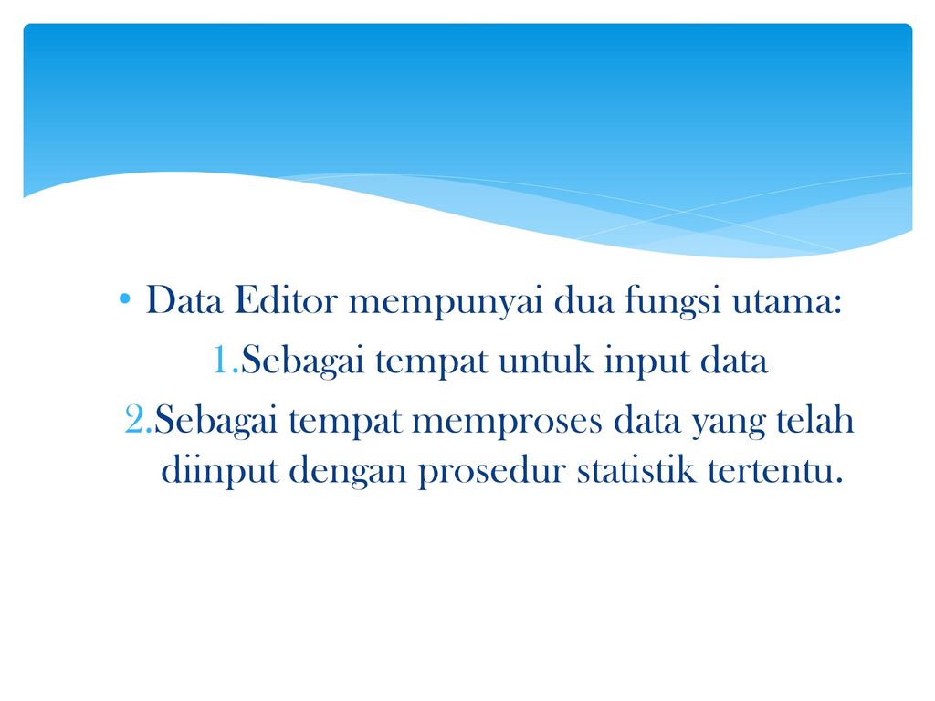 Data edit