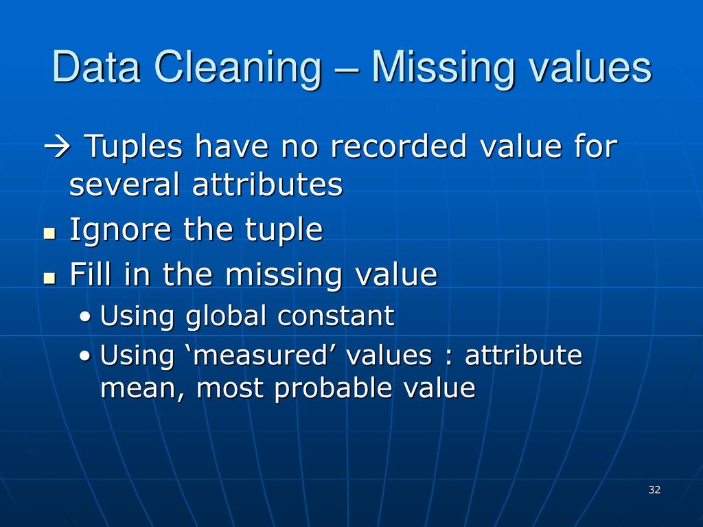 Missing value. Data Cleaning. Missing values. Clean Missy.