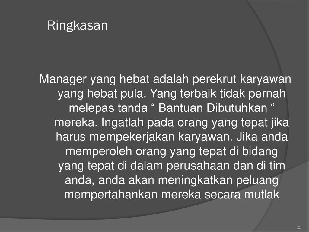 Strategi Mempertahankan Karyawan Terbaik Anda By: Zarius Rusli - Ppt ...