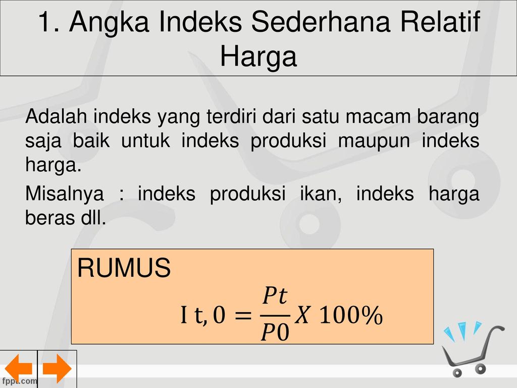 ANGKA INDEKS TAK TERTIMBANG DAN TERTIMBANG - Ppt Download