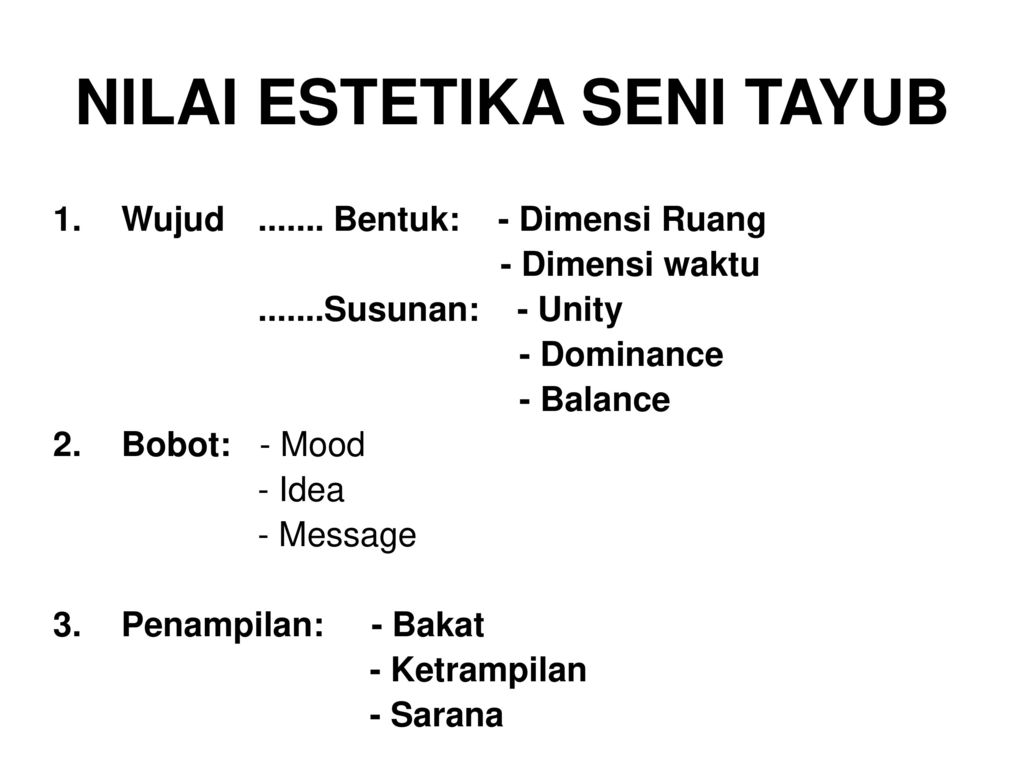 Mk Estetika Oleh Dr Sutiyono Ppt Download