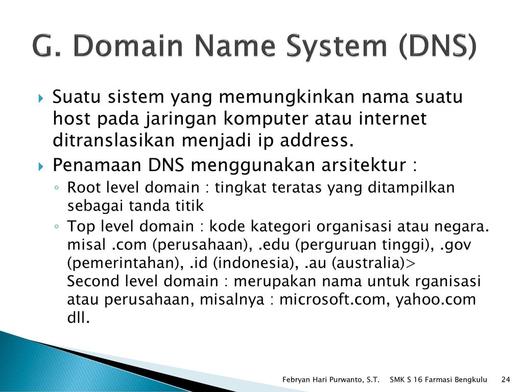 Host memungkinkan address internet ip ditranslasikan suatu atau yang pada suatu menjadi disebut komputer sistem nama jaringan Soal Teknologi