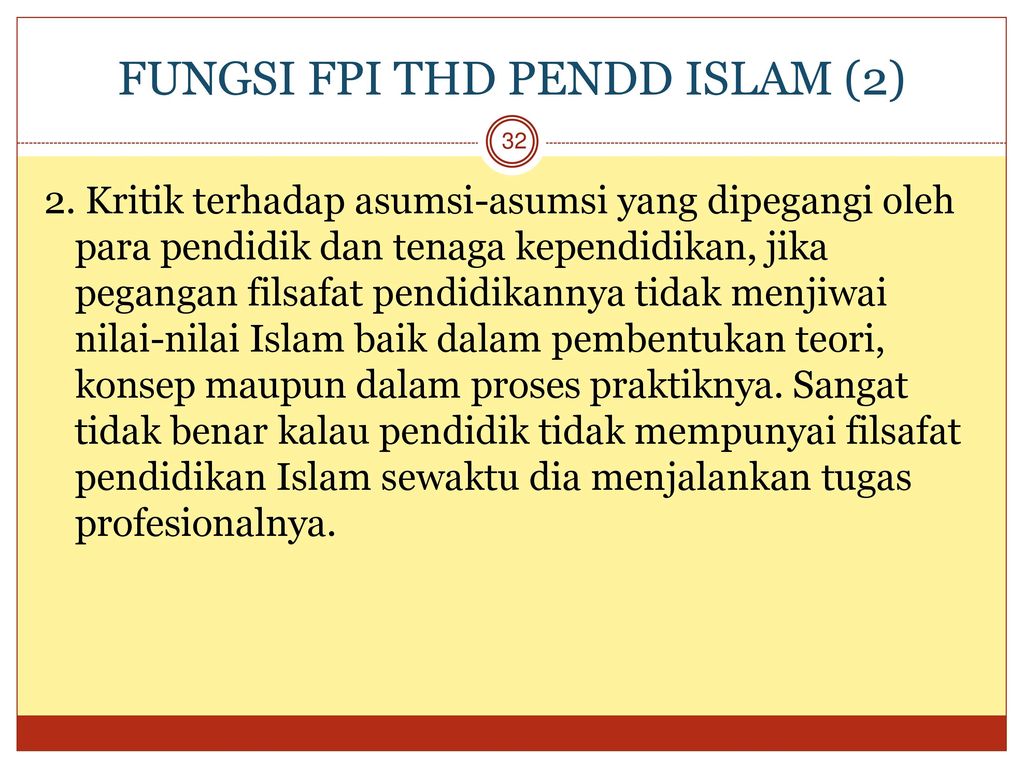 Filsafat Pendidikan Islam Ppt Download