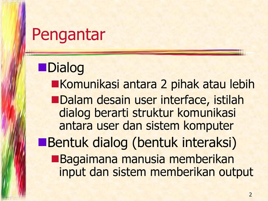 Dialogue computers