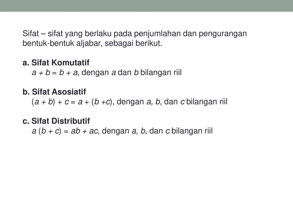 Materi Faktorisasi Suku Aljabar Ppt Download 9285