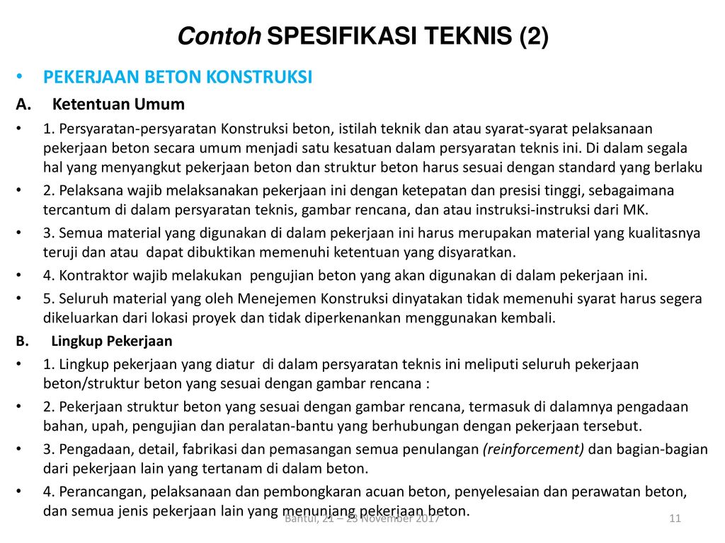 Uraian Syarat-syarat Pekerjaan Meliputi 1. Persnyaratan Umum - Ppt Download