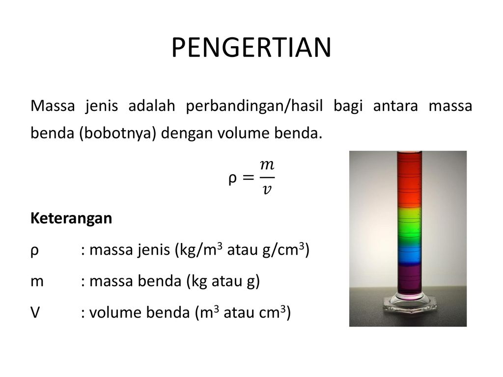 Massa Jenis Density Ppt Download