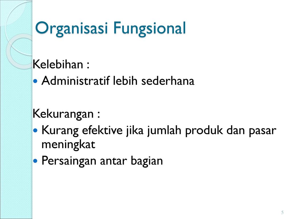 Organisasi Fungsional