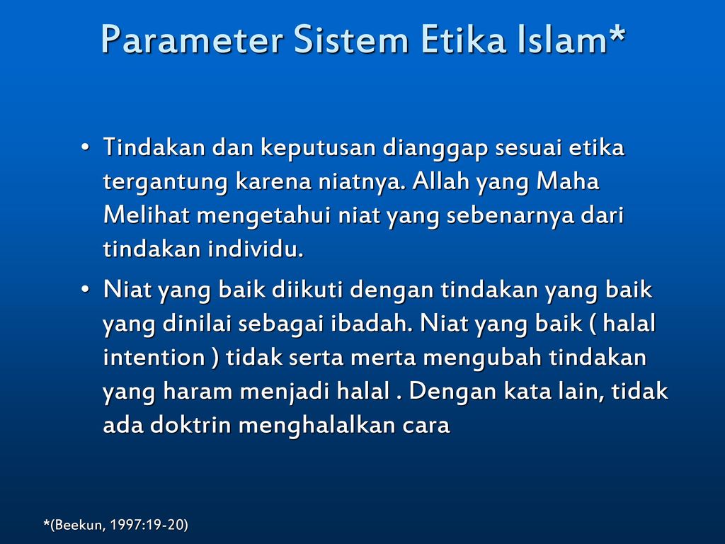 Etika Bisnis Konvensional dan Etika Bisnis Islam - ppt download