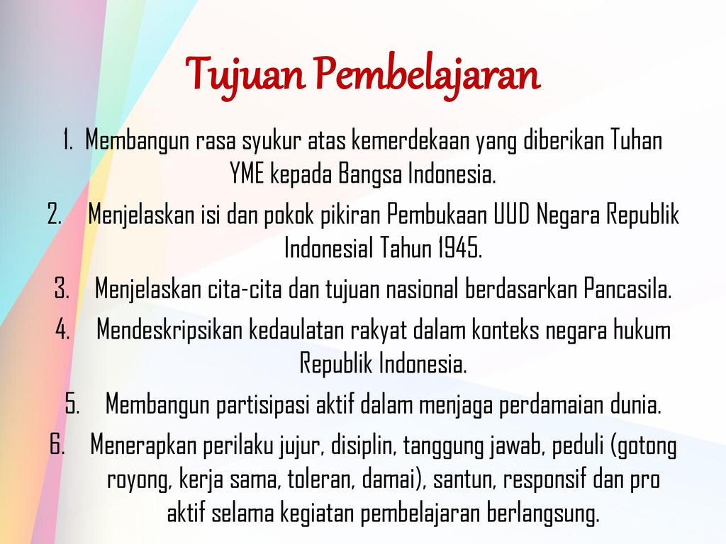 Tujuan pembukaan indonesia sebutkan uud nri tahun 1945 termuat dalam negara yang Tujuan Negara
