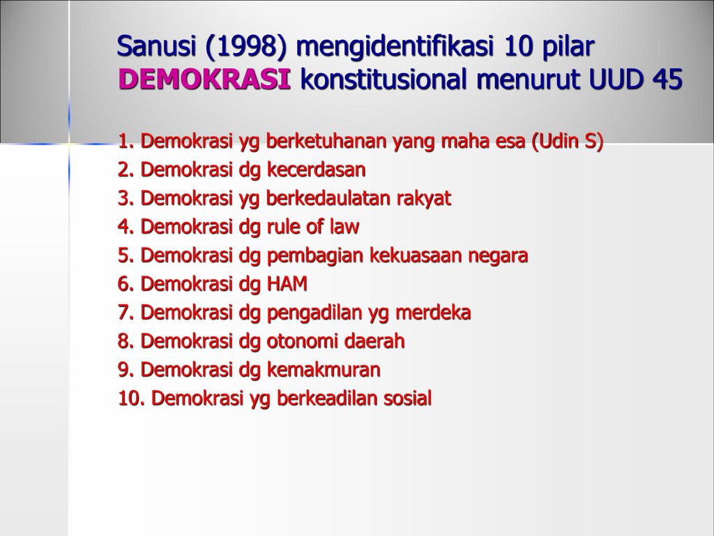 Demokrasi Indonesia Ppt Download