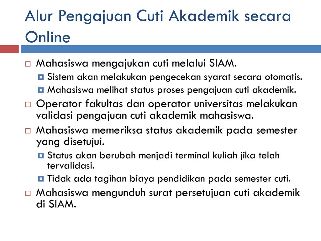 Sosialisasi Sistem Administrasi Akademik Siam Dan Sistem