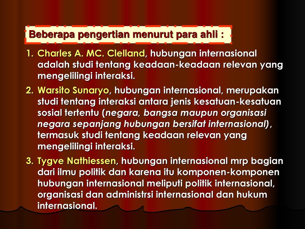 Hubungan Internasional Dan Organisasi Internasional Ppt Download