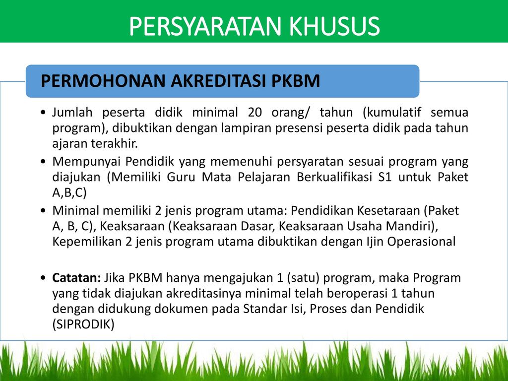 Kebijakan Akreditasi Paud Dan Pnf Tahun Ppt Download