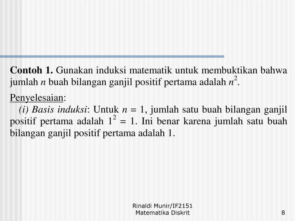 Rinaldi Munir If2151 Matematika Diskrit Ppt Download