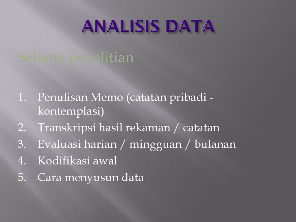 Memperkenalkan Metoda Penelitian Kualitatif Dalam Ilmu Sosial Budaya Ppt Download