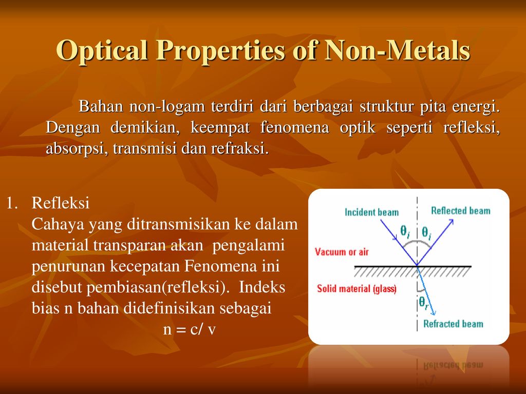 Optical properties