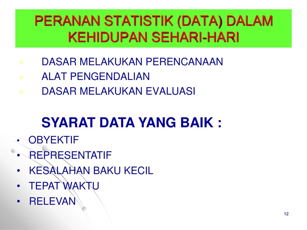 Contoh Statistik Dalam Kehidupan Sehari Hari – Meteor