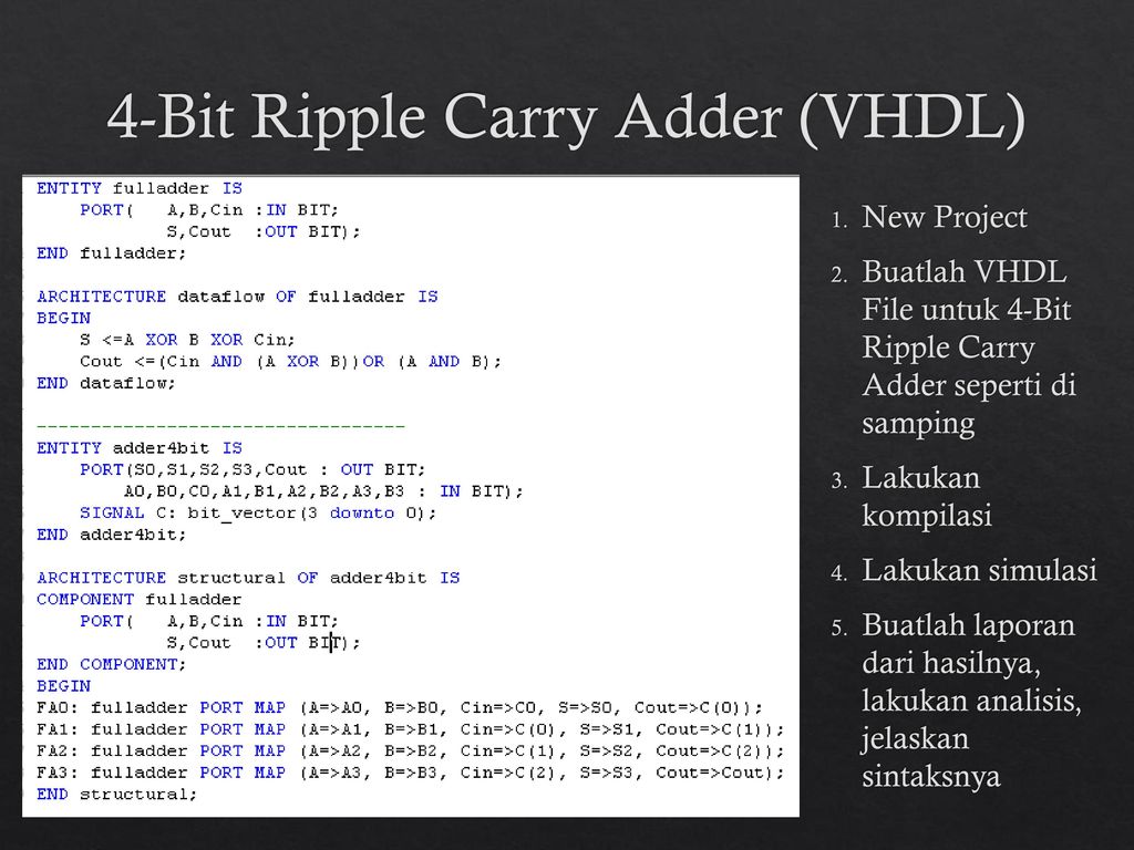 Иерархия проекта vhdl