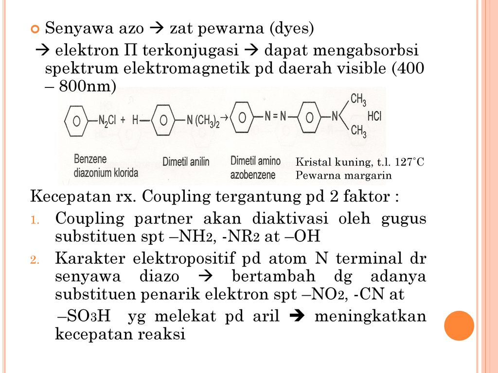 Garam Diazonium And Senyawa Azo Ppt Download