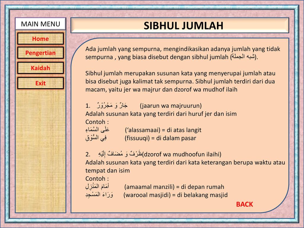 Jumlah Dalam Bahasa Arab Ppt Download