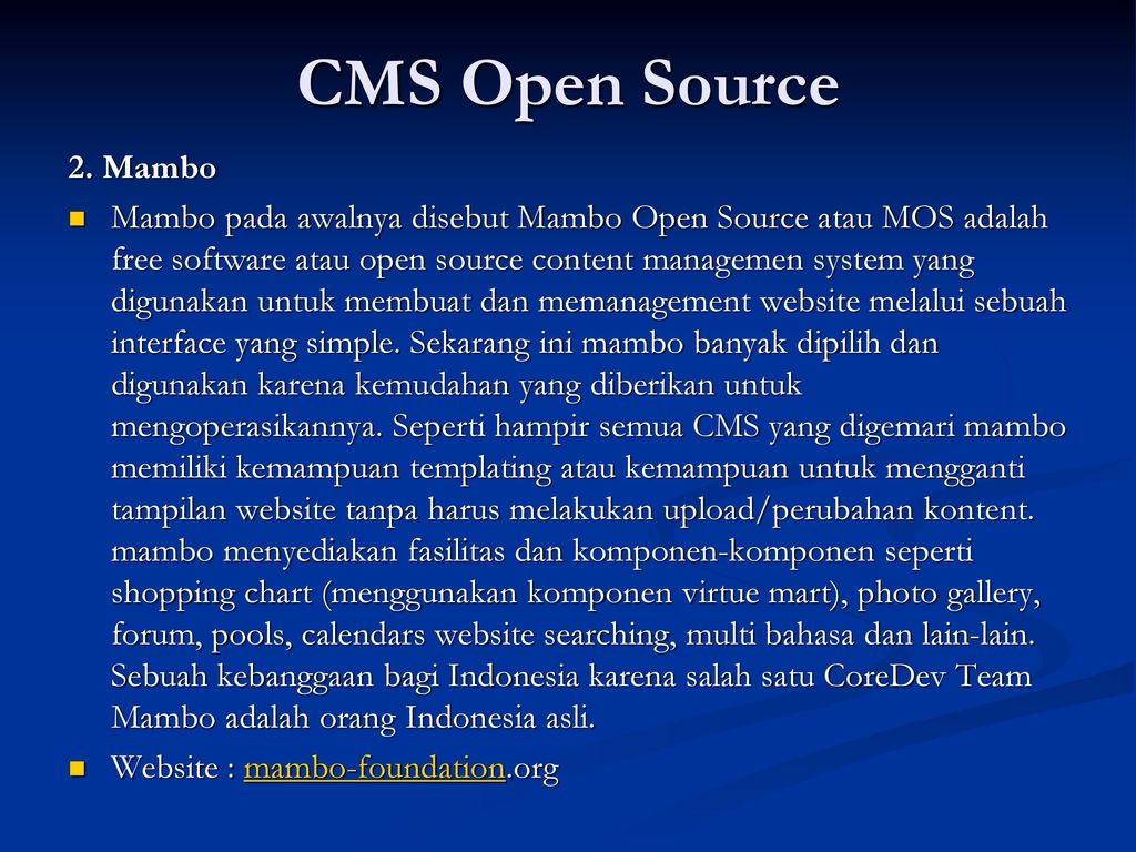 Cms open