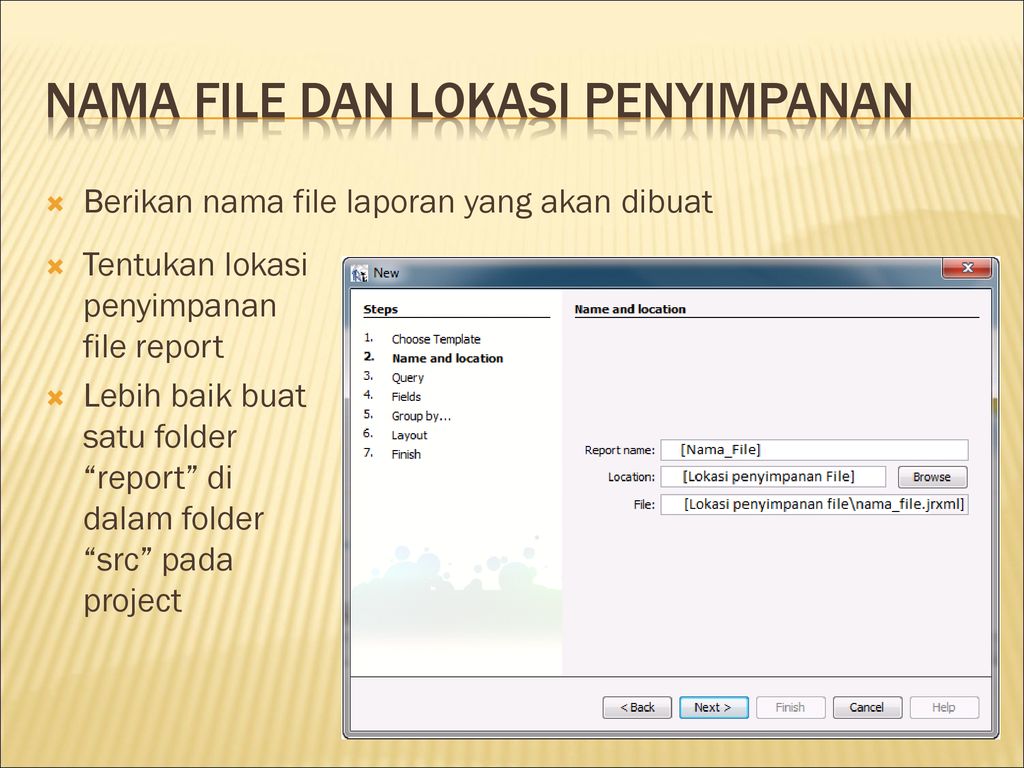 Report file