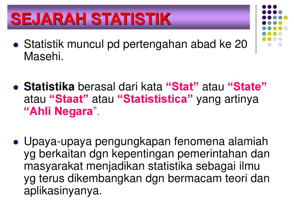 Pengantar Biostatistik Ppt Download