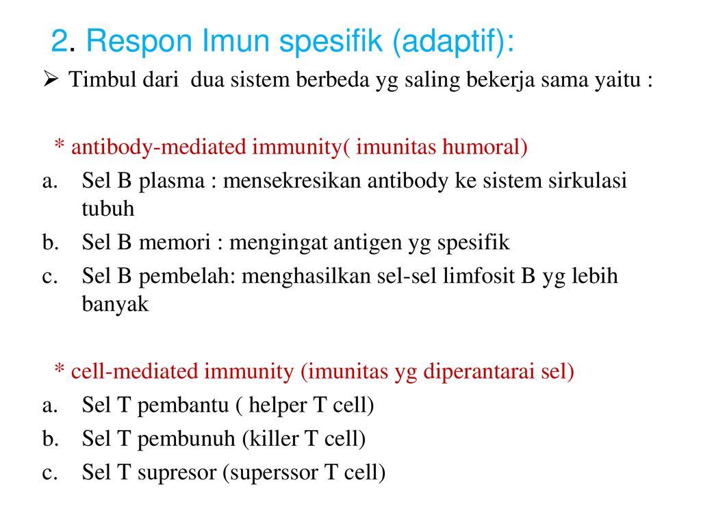 Bab 11 Sistem Imun Ppt Download