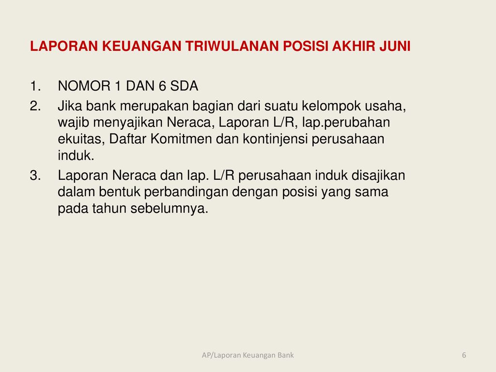 LAPORAN KEUANGAN BANK. - Ppt Download