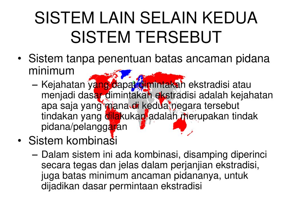 HUKUM EKSTRADISI. - Ppt Download