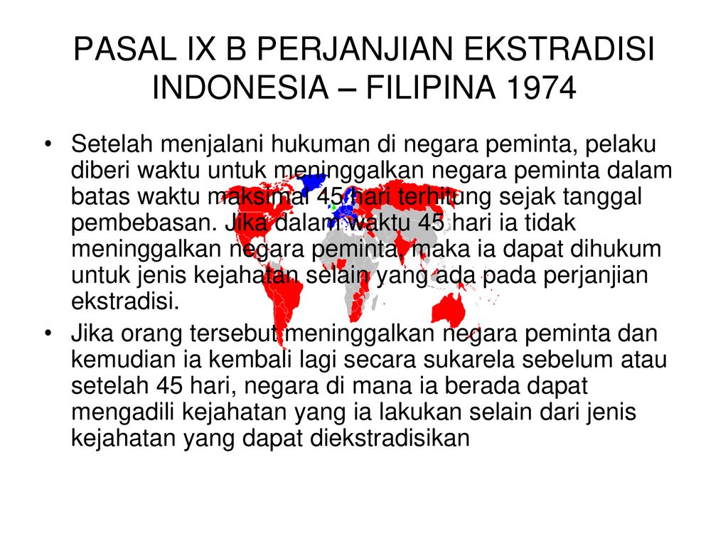 HUKUM EKSTRADISI. - Ppt Download