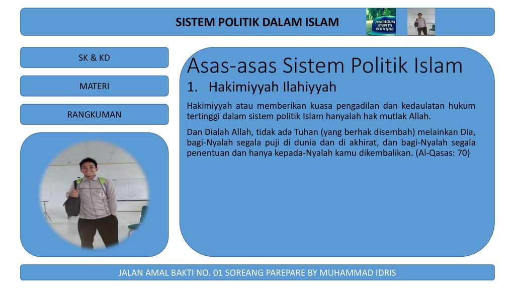 Kelompok 4 Muhammad Idris Difusi Dan Inovasi Politik Islam Pengertian Politik Menurut Islam Politik Dalam Islam Menjurus Kegiatan Ummah Kepada Usaha Ppt Download