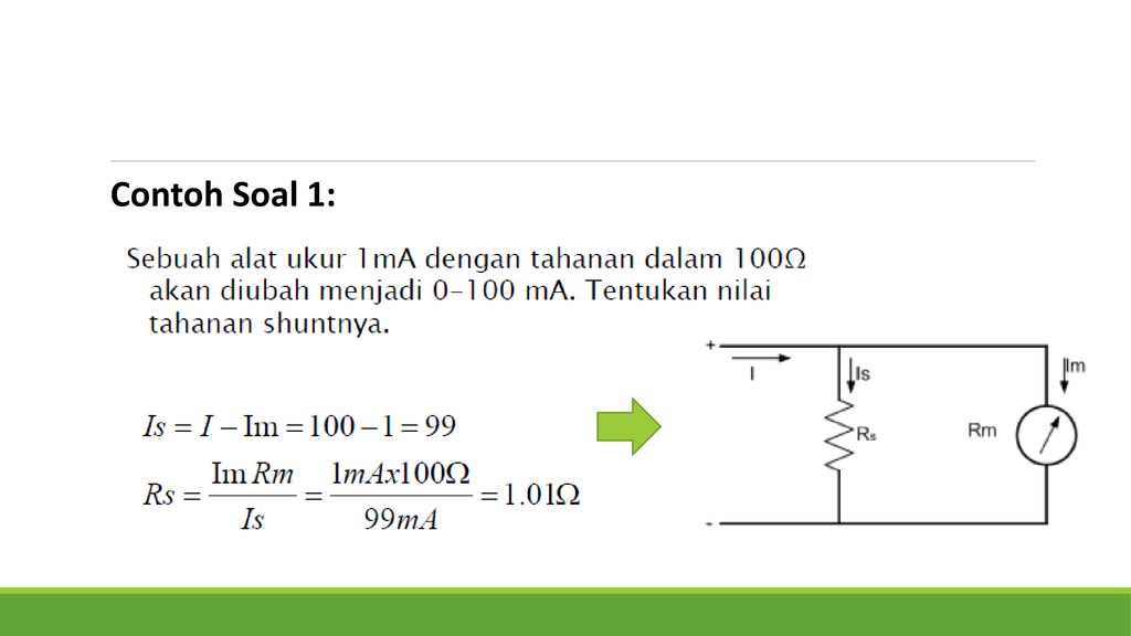 Instrumen Penunjuk Arus Searah Ppt Download