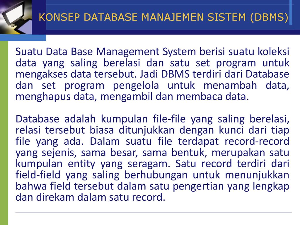 Pengantar BASIS DATA Dr. Lana Sularto. - Ppt Download