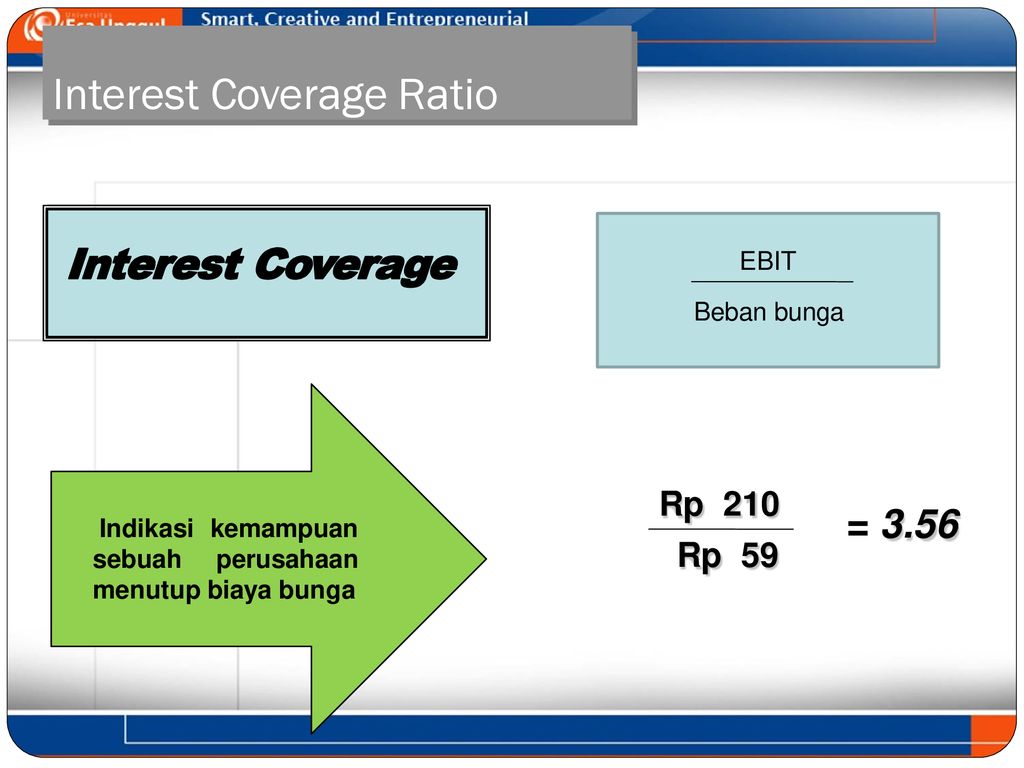 Interest coverage ratio